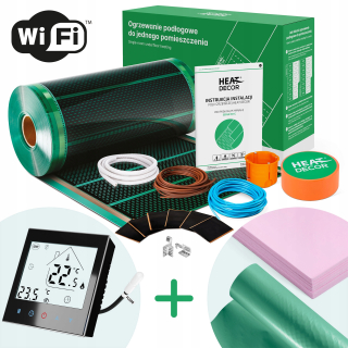 Vykurovacia fólia pre HD-G laminované panely 140W/m² pre miestnosť 25m²